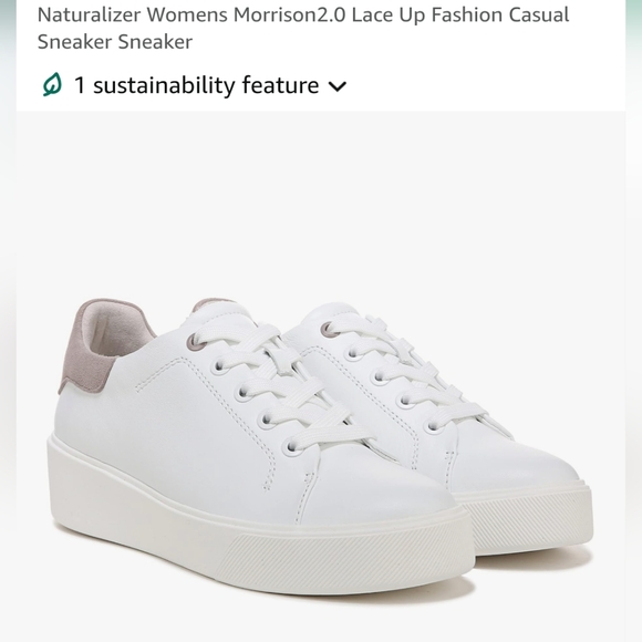 Brand New Naturalizer Women's Morrison 2.0 Lace Up Casual Sneaker Shoes 9.5 W - Picture 8 of 8